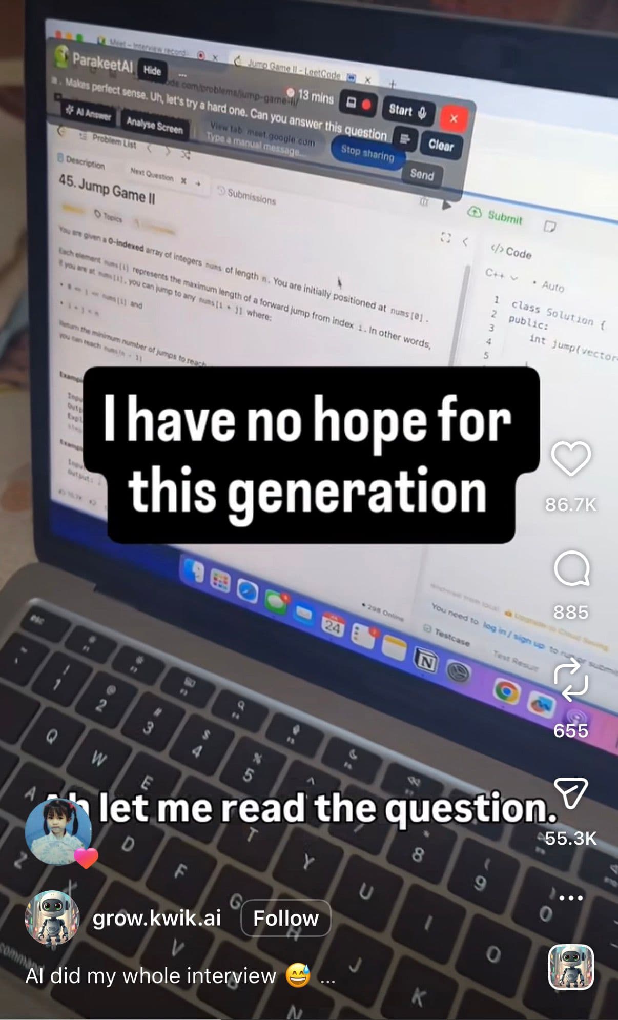 TikTok video
