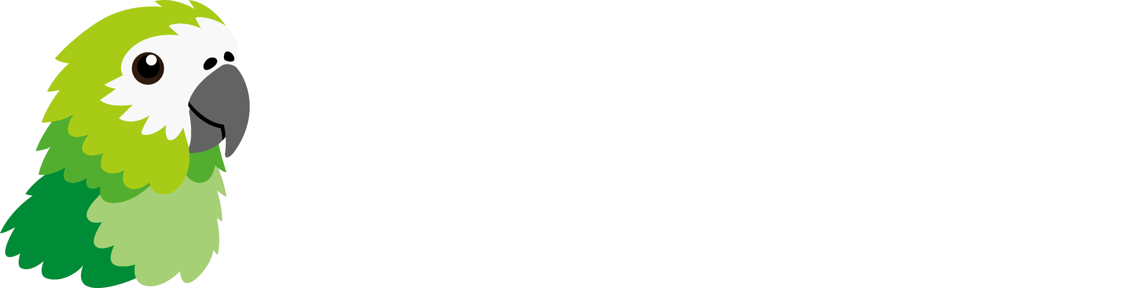 ParakeetAI Readable Wordmark (White)