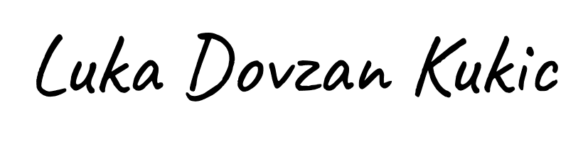Luka Dovzan Kukic Signature